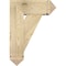 Ekena Millwork Traditional Arts and Crafts Rough Sawn Bracket w/ Offset Brace, Douglas Fir, 8"W x 20"D x 28"H BKT0806X20X28TRA03RDF - alternate 4